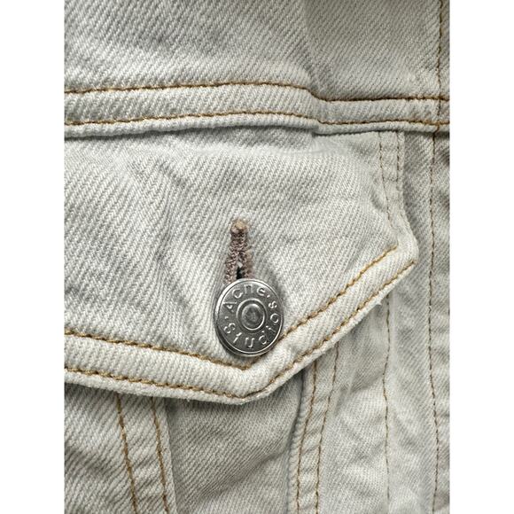 ACNE STUDIOS Women's 1999 Sky Denim Jacket Size 34 (US 2) in Stonewashed - Picture 4 of 12